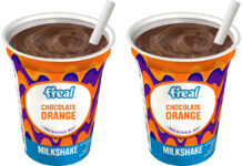 Pack shots of f'real Chocolate Orange.