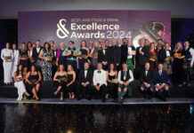 The winners of the Scotland Food & Drink Excellence Awards take to the stage to celebrate their success.