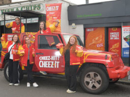 Cheez-It gets a cracker of an introduction The Cheez-It branded Jeep, complete with DJ on the decks, proved to be a smash hit.