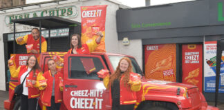 The Cheez-It branded Jeep, complete with DJ on the decks, proved to be a smash hit.