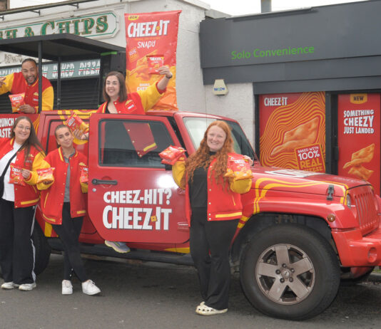 The Cheez-It branded Jeep, complete with DJ on the decks, proved to be a smash hit.