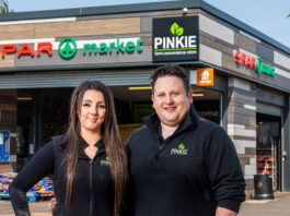 Dan Brown acquires ownership of Pinkie Farm Dan & Nicole Brown stand together in front of Spar Market Pinkie Farm in Musselburgh.