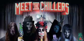 Heineken UK 'Meet the Chillers' promotion featuring people in Halloween fancy dress holding drinks from the Heineken UK portfolio.