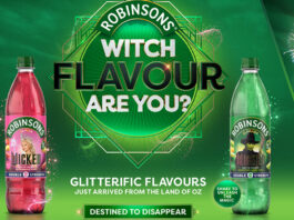Robinsons rolls out new bewitching Wicked flavours Promotional image of new Robinsons Squash Wicked variants with the text offering a prompt to try out both with the tagline "Witch Flavour Are You?".