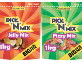 Spar launches new 1kg Pick ‘N’ Mix sweets Pack shots of Spar 1kg Pick 'N' Mix bags including the Jelly Mix and the Fizzy Mix.