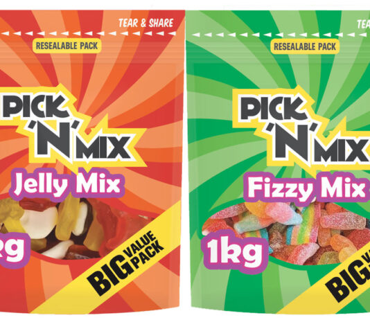 Spar launches new 1kg Pick ‘N’ Mix sweets Pack shots of Spar 1kg Pick 'N' Mix bags including the Jelly Mix and the Fizzy Mix.