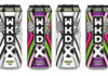 Pack shots of WKD X Citrus Ice and Purple Grape cans.