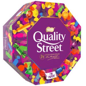 Pack shot of Quality Street Paper tub.