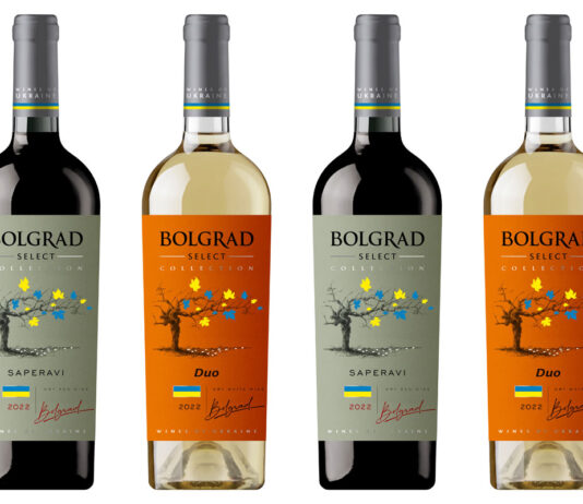 Kingsland brings wine from Ukraine Pack shots of Bolgrad wine including Duo White Wine and Saperavi.