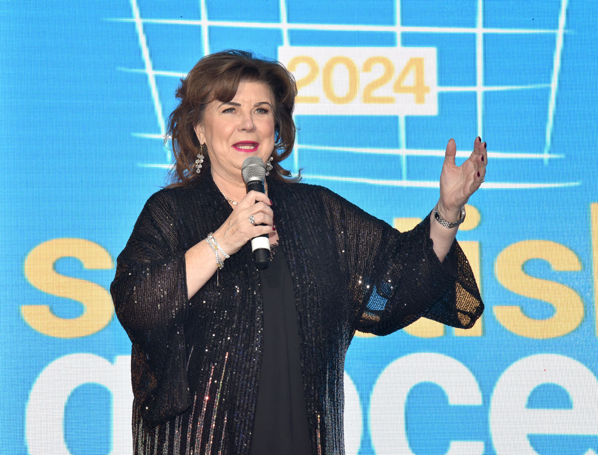 Actress, comedian and major pantomime star Elaine C Smith got the audience in the party mood before hosting the awards.