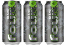 Pack shots of Four Loko Black cans.