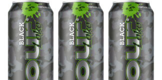 Pack shots of Four Loko Black cans.