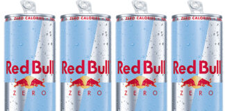 Pack shots of Red Bull Zero.