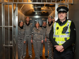 Scotmid ‘jailbirds’ fundraise for Maggie’s The six Scotmid "jailbirds" need to raise at least £10,000 for cancer support charity Maggie's to win back their freedom.