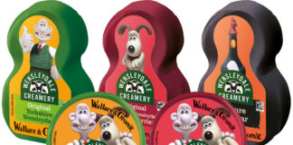 Packs of Wensleydale Creamery Wallace & Gromit Limited Edition cheeses including 200g cheese truckles in Yorkshire Wensleydale, Yorkshire Wensleydale & Cranberries and Mature Cheddar, with 150g cheese truckles in Yorkshire Wensleydale and Yorkshire Wensleydale & Cranberries.