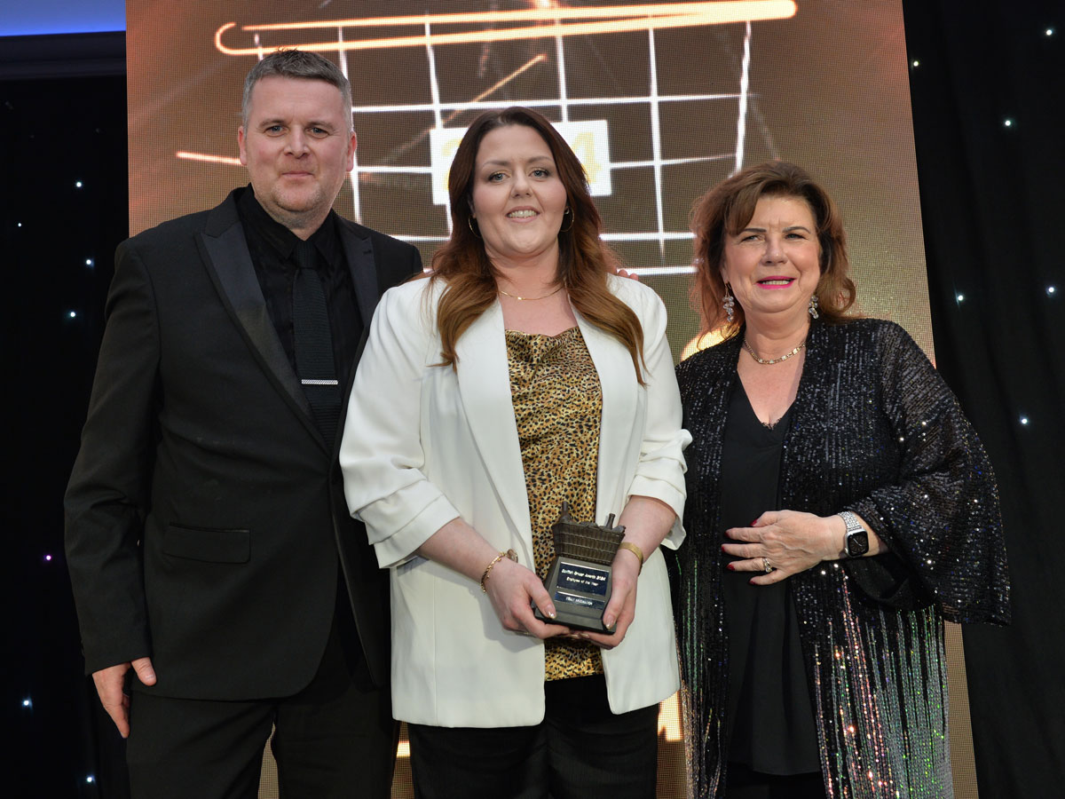 Kelly McCulloch, of Spar Market Crosshouse, won the Employee of the Year Award.