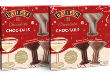 Pack shots of Baileys Choc-Tails Collection.