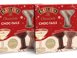 Pack shots of Baileys Choc-Tails Collection.