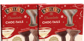 Pack shots of Baileys Choc-Tails Collection.