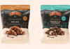 Packs of Baileys Chocolate Peanut and Cashews Nut Mix and Baileys Caramelised Nut Mix with a cream background.