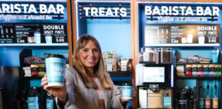 Keavy O'Mahony-Truesdale is delighted with Barista Bar's Spar Scotland growth.