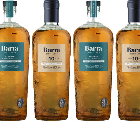Isle of Barra launches pair of whiskies Pack shots of Isle of Barra Distillers' whisky range including its 10 Year Old Single Malt and Blended Whisky variants.