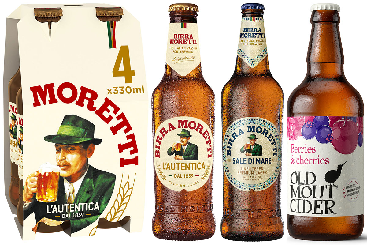 Premium beers and ciders, such as Moretti and Old Mout, will be popular throughout the festive season, says Heineken UK. 