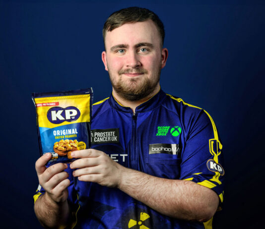 KP Nuts is right on target with Luke Littler darts partnership Darts star Luke Littler holds a pack of KP Nuts Original Salted Peanuts.