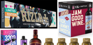 Scottish Grocer highlights new products from Rizla, Whole Earth, Elfbar, Jam Shed and Black Tot.