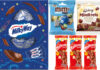 Pack shots of products in the Mars Wrigley Easter 2025 range including Milky Way Easter Egg, M&M's Choco Eggs, Galaxy Minstrels Mini Eggs and Malteser Bunny Popcorn flavour.