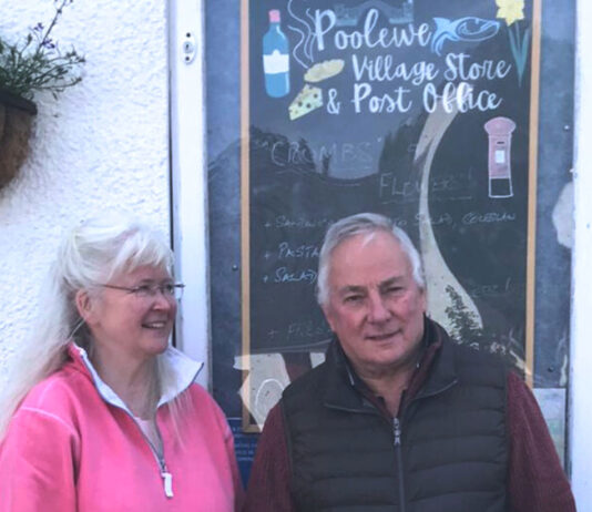 Clare Redfern and John Upton run the Poolewe Village Store and say the PGMA is vital to their business.