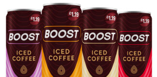 Boost offers a range of PMP Iced Coffee drinks with a variety of different flavours.