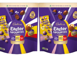 Cadbury unveils its Easter range for this spring Pack shots of Cadbury Easter Favourites.