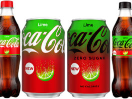 Coca-Cola introduces new lime flavour The new Coca-Cola Lime is available in a number of formats for both Original Taste and Zero Sugar variants.