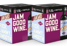 Pack shots of Jam Shed Mini Box Malbec.