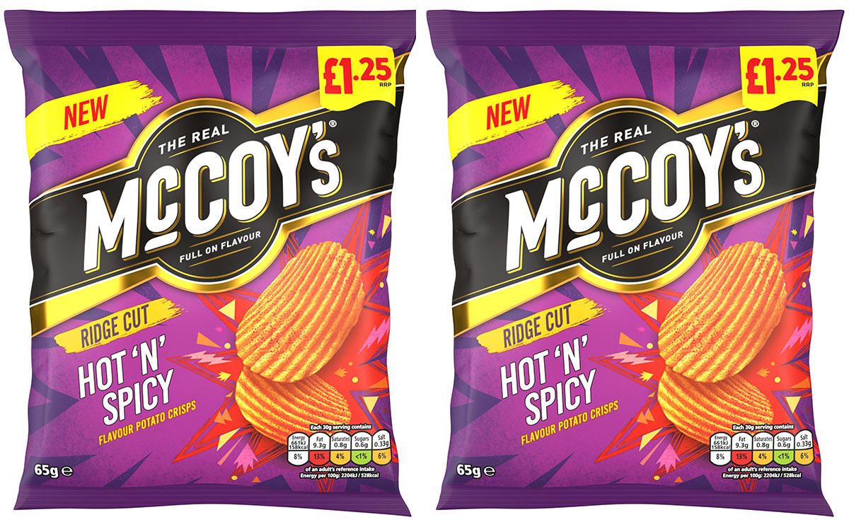 KP Snacks is launching a new McCoy's variant – Hot 'n' Spicy in a £1.25 PMP 65g sharing bag format – that it believes will become a consumer favourite.