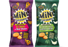 Pack shots of Jacob's Mini Cheddars Cheesy Specials Cheese & Red Onion and Cream Cheese, Garlic and Herb.