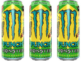 Monster Energy builds a fruity offer with new Juiced flavour Pack shots of Monster Energy Rio Punch cans.