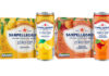 Pack shots of San Pellegrino Zero Added Sugar with Limonata multipacks and a single can and Pesca & Clementa multipack and a single can.