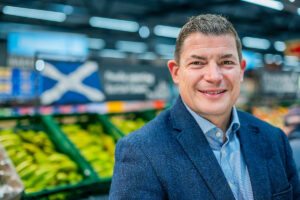 Aldi Scotland regional managing director Sandy Mitchell.