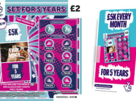 Allwyn launches ‘Set For 5 Years’ scratchcard Allwyn, operator of the National Lottery, has launched a new scratchcard game along with a retailer competition to celebrate.