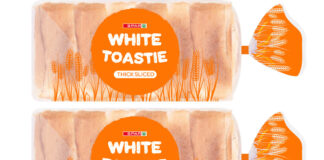 Pack shot of Spar White Toastie Thick Loaf.