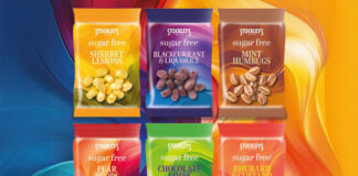 Pack shots of Stockleys Sugar Free sweets range including Sherbet Lemons, Blackcurrant & Liquorice, Mint Humbugs, Pear Drops, Chocolate Limes and Rhubarb & Custard.