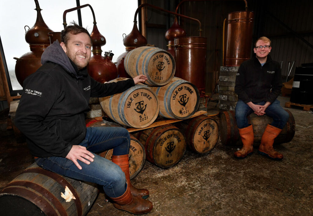 Campbell and Smith say they aim to reconnect with Tiree's whisky-making history.