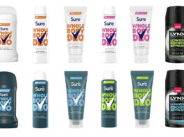Sure and Lynx to deliver a fresh feeling for the whole body Unilever Whole Body Deodorant range including products from Sure and Lynx.