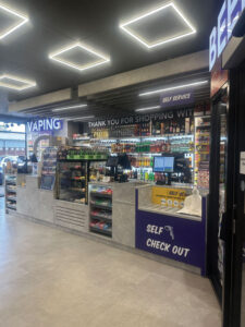 One of the Visu.ai systems watches cashiers at the till area of the shop.