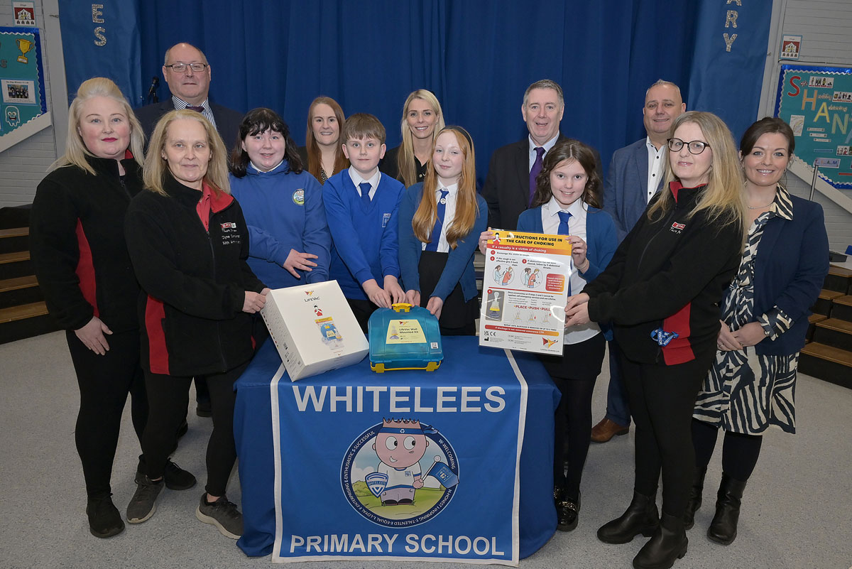 Primary schools across Cumbernauld will benefit from the initiative being financed by Spar Clyne Condorrat and equipment manufacturer Hazkit – with Whitelees Primary being the first recipient of the LifeVac device.