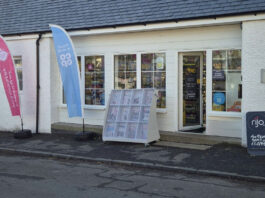 Nisa village store reopens three years after fire Store front of Nisa Cargunnock Village Store with flags flying for Co-op and Nisa's Making a Difference Locally charity.
