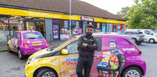 Retailer Girish Jeeva has expanded his Snappy Shopper delivery service from his Premier store in Barmulloch, Glasgow.