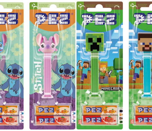 Hancocks stocks up on new film PEZ dispensers Pack shots of PEZ dispensers including Lilo & Stitch and Minecraft heads of characters from the franchises. (From left to right) Stitch, Angel, Creeper and Steve.
